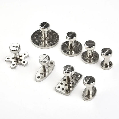 8 x Aluminum Puller Tabs Cold Glue Paintless Tool