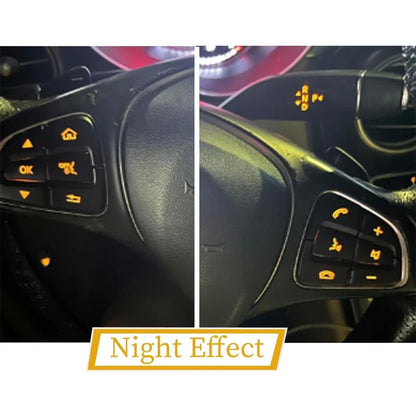 Steering Wheel Button Black Trim for Mercedes Benz GLC C Class (2015-2018)