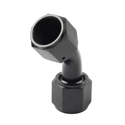 10AN Female to Female 45�� Swivel Coupler Fitting Adapter Connector