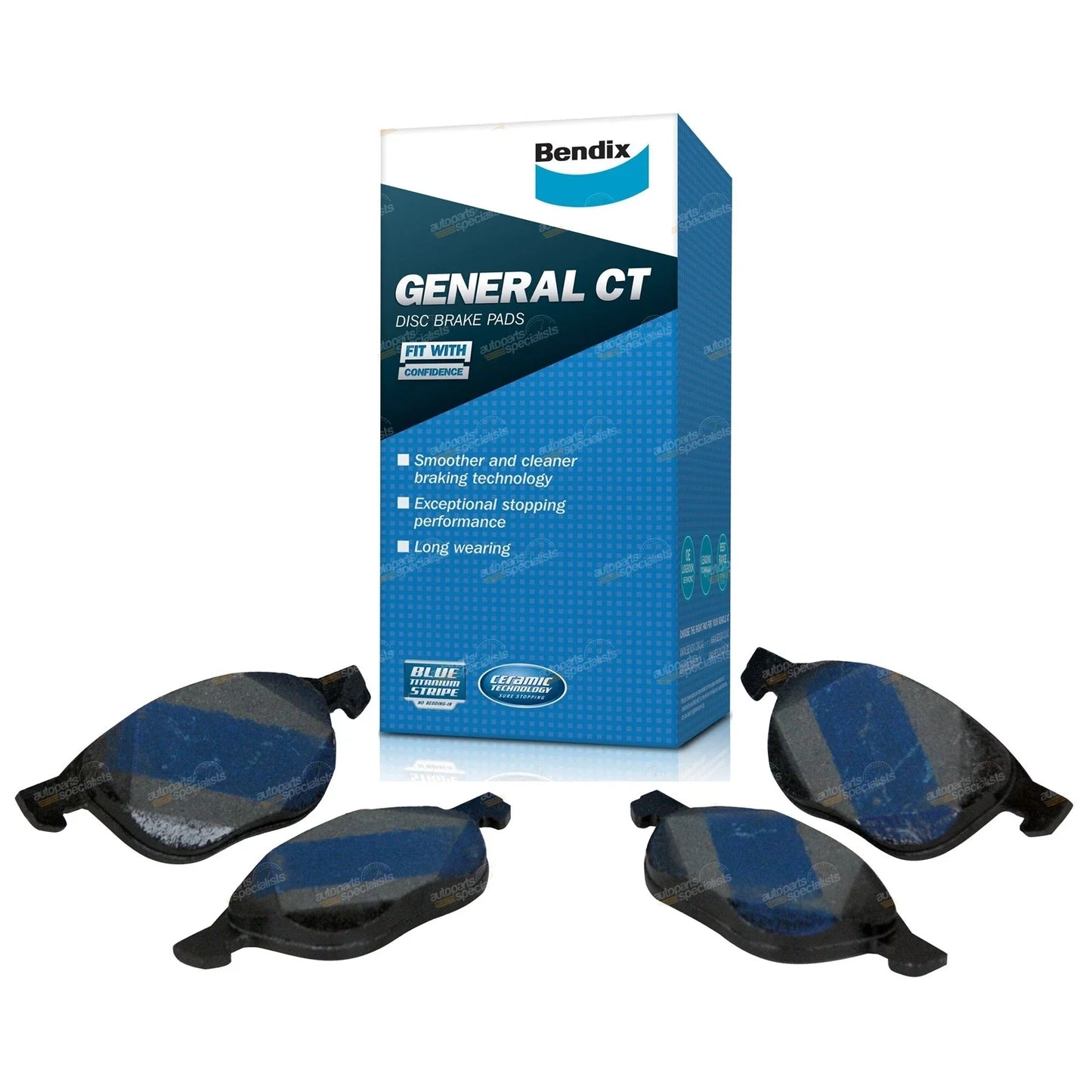 GCT Front Disc Brake Pads for Ford Kuga TE TF (2012 - 2016)
