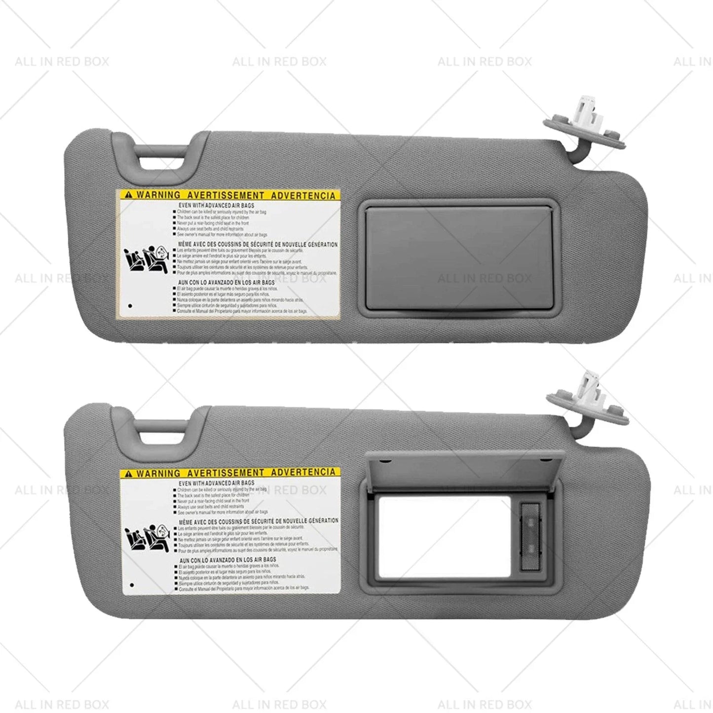 Right Driver Side Sun Visor with Vanity Light for Toyota Kluger (2014-2019)