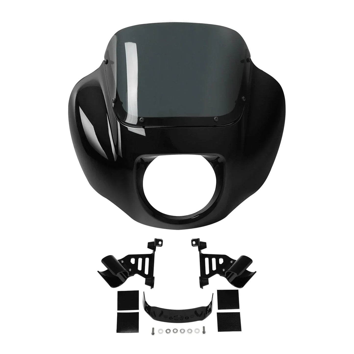 Headlight Fairing Windshield Bracket for Harley Street Bob Low Rider (2018-23)