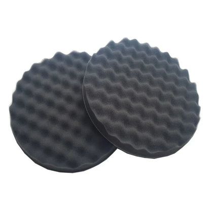 2 x 8-Inch Round Single-Sided Foam Polishing Pad Tool Kit Black