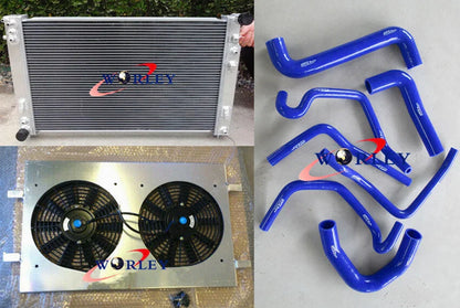 Aluminum Radiator, Fans, Hoses for Holden Commodore VT VX VU HSV V8 (1997-2007)