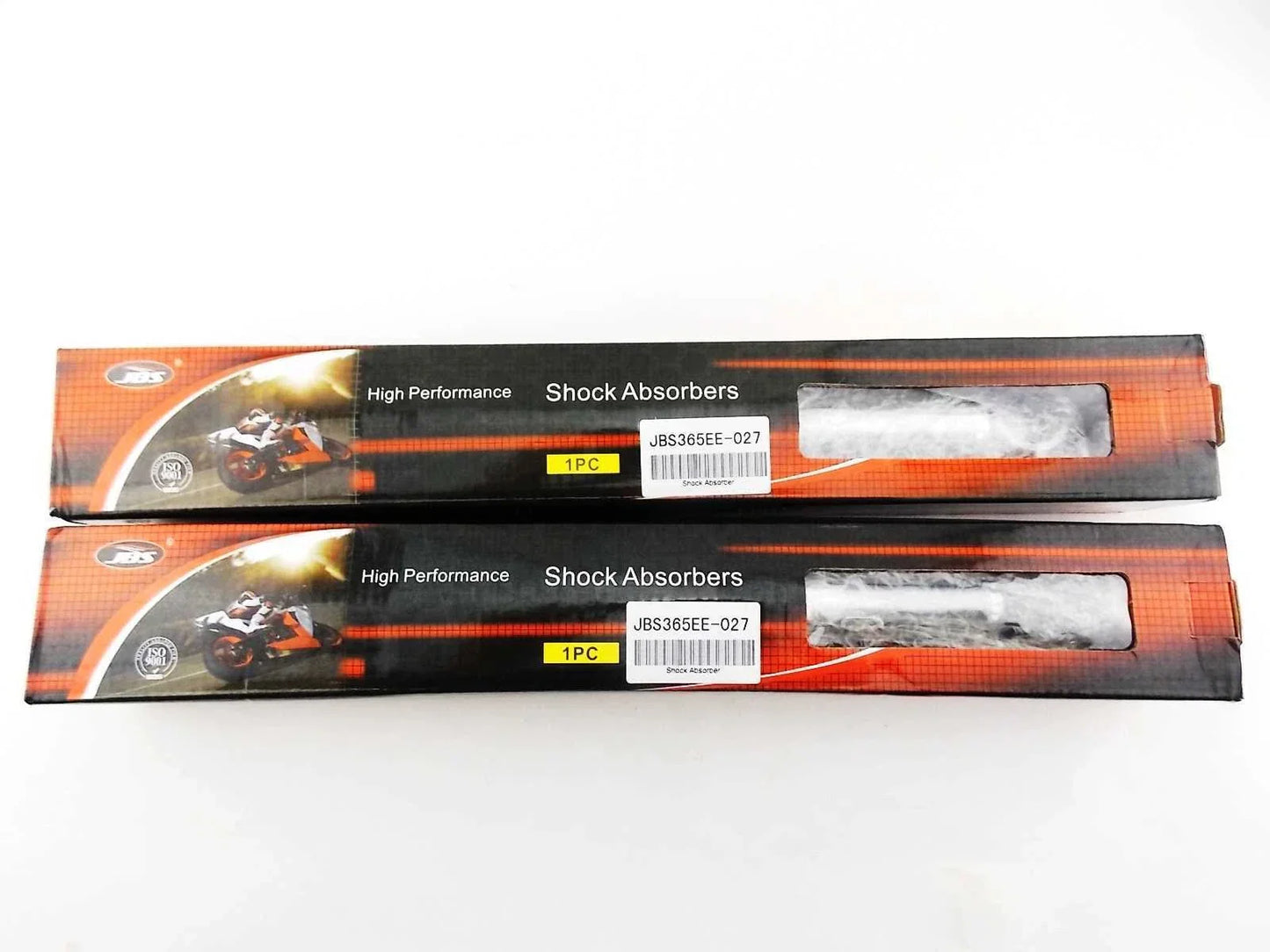 365mm JBS Orange/Chrome Shock Absorbers for Honda MR250 Elsinore