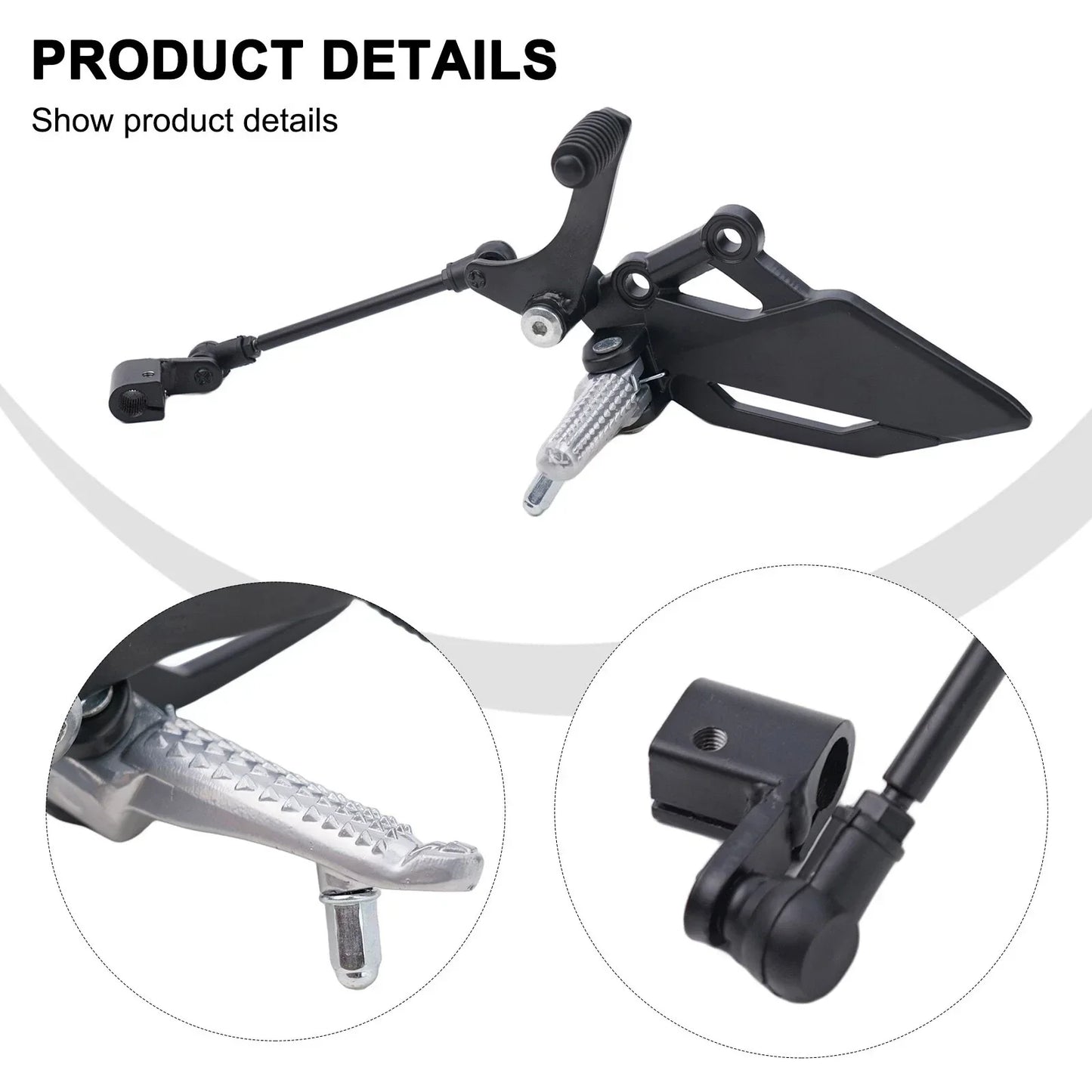 Left Foot Peg Bracket Brake Pedal High Temp Paint for Kawasaki EX 250R