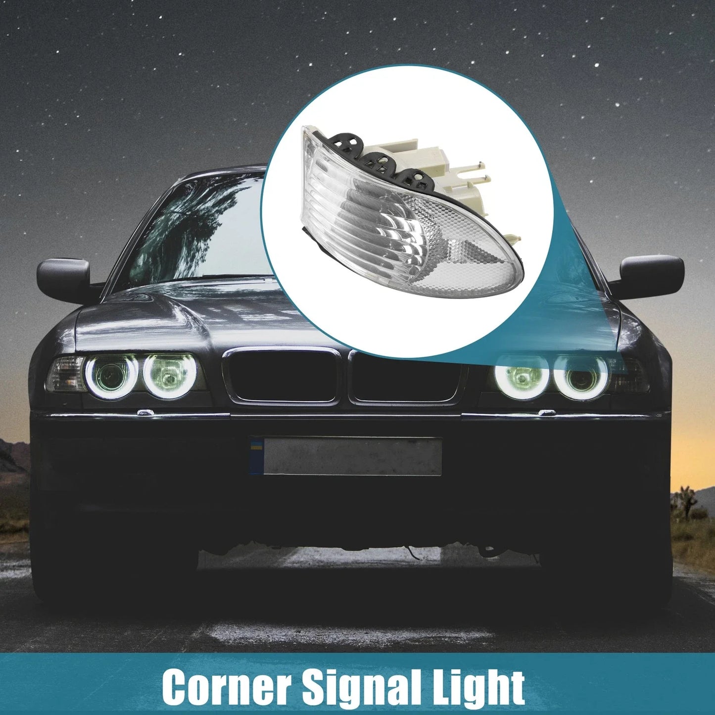 Clear Turn Signal Light Corner Lamp for BMW E38 7 Series (1999-2001)