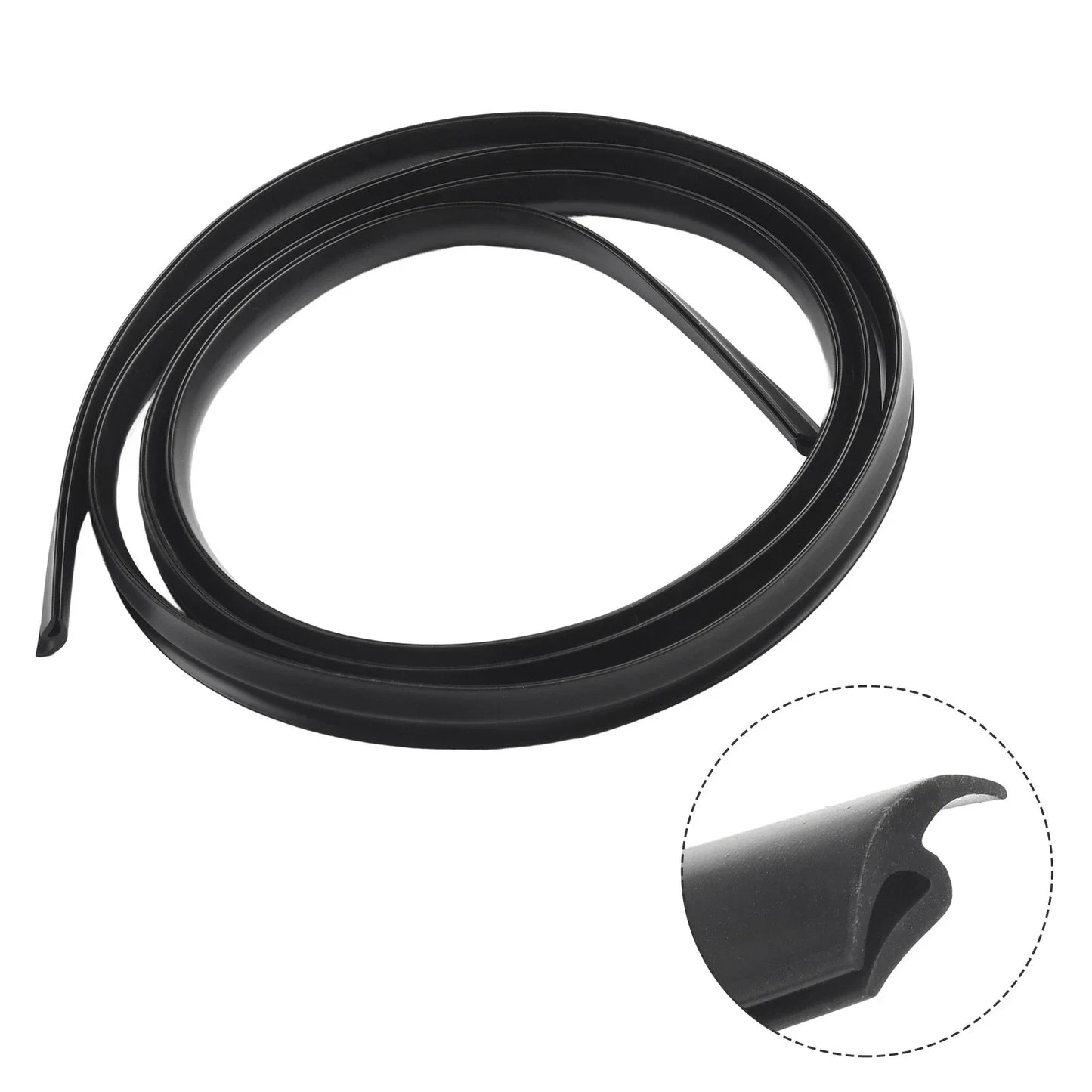 1Pcs Seal Strip Installed On Panel Under Windshield Wiper