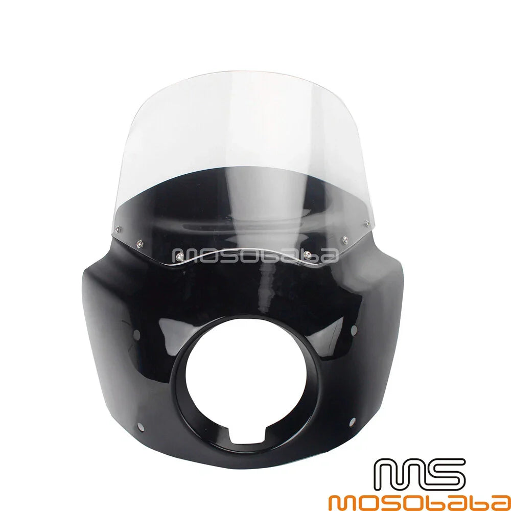 ABS Headlight Fairing w/ 11'' Clear Windshield for Harley Sportster XL (2004-2023)