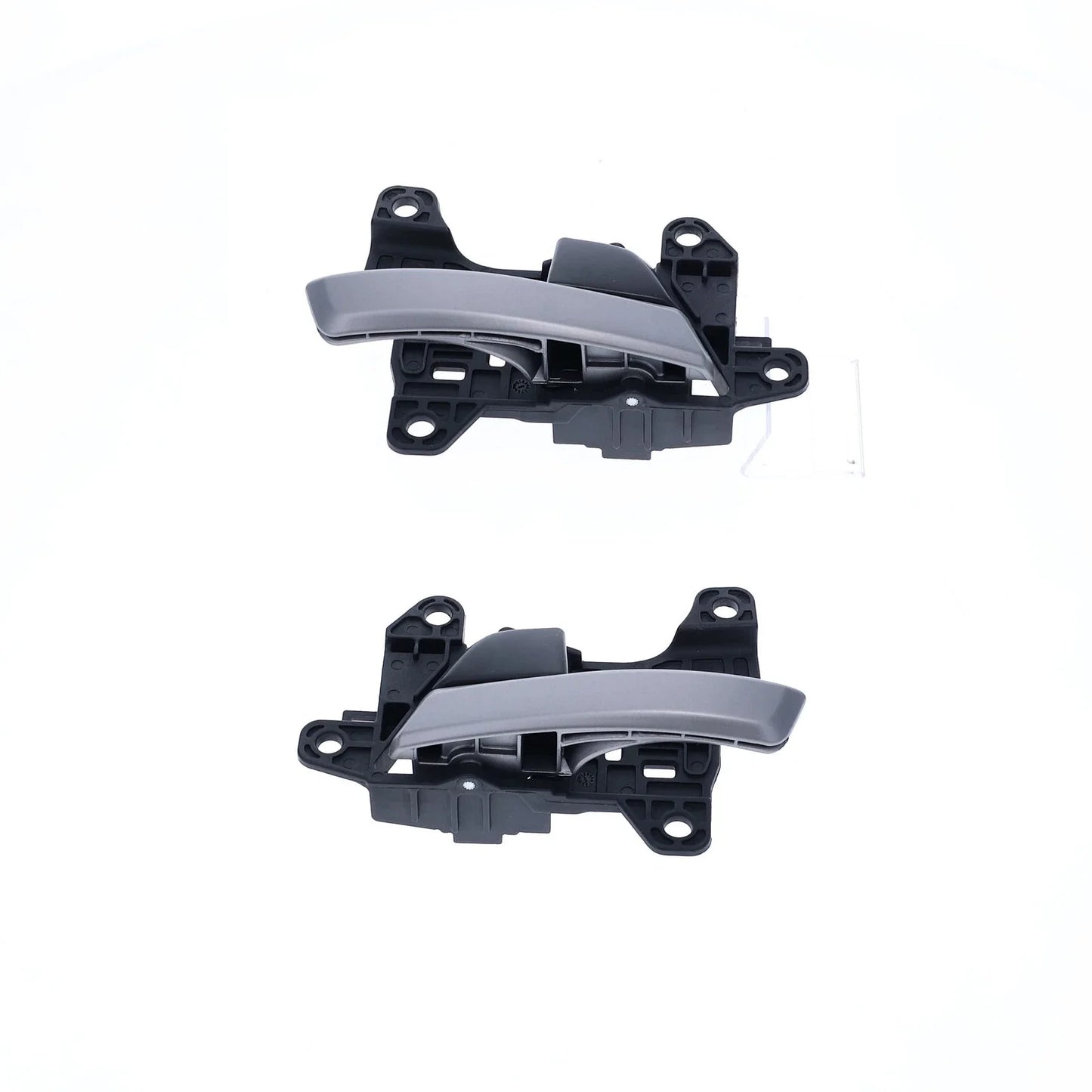 4pcs Silver Inner Door Handle, Black Base for Hyundai Elantra (2012-2016)