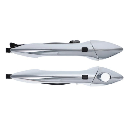 Set 2 LH+RH Door Handle Outer Chrome W/Sensor for Hyundai Elantra (2011–2016)