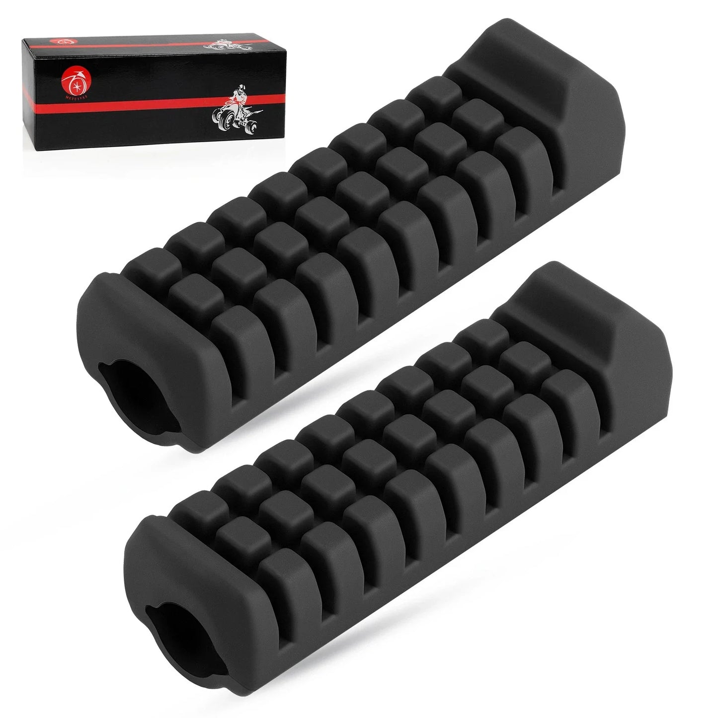 2x Foot Peg Rest Rubber for Suzuki QuadSport 80 LT80 LT80S (1987-2006)