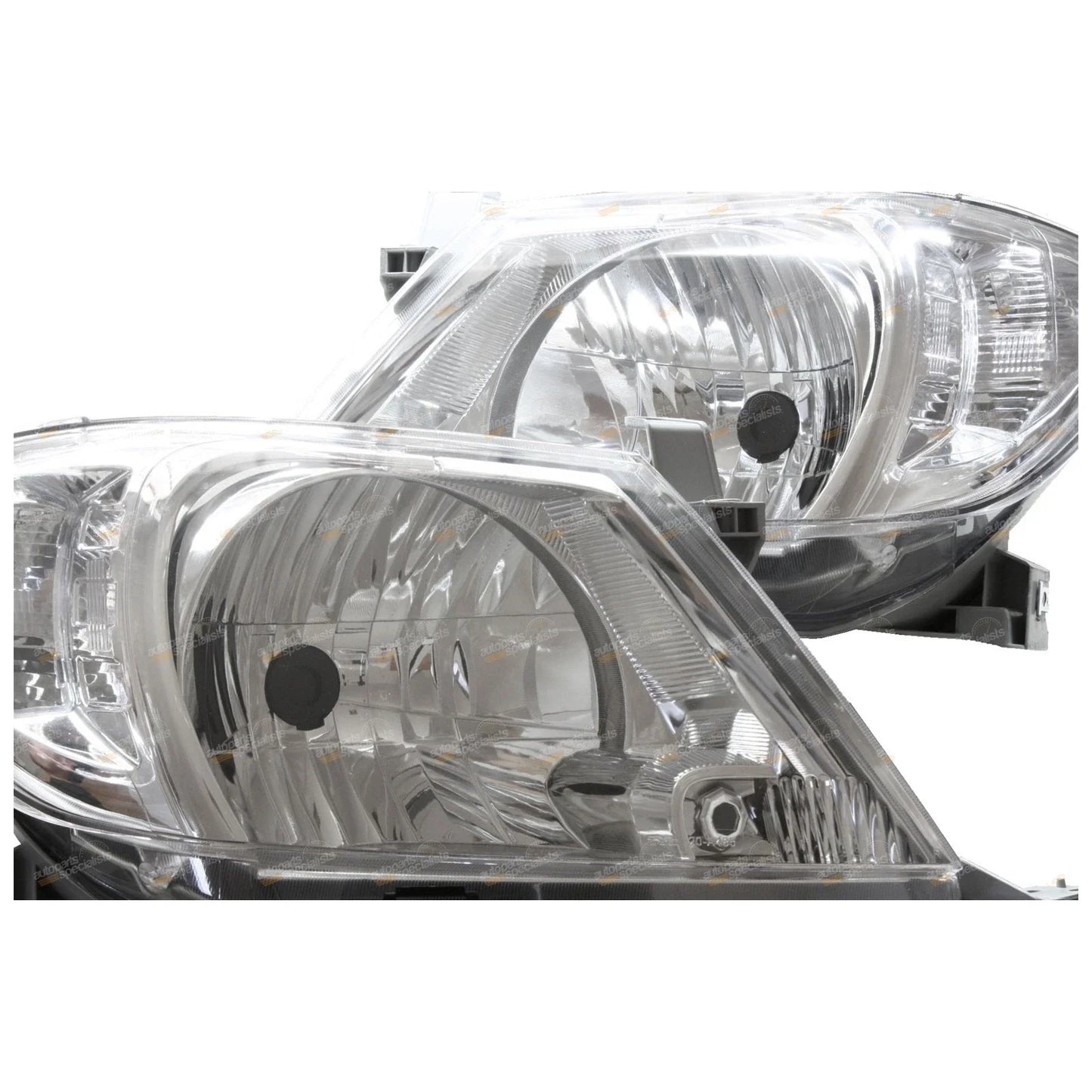LH+RH Clear HeadLights Pair for Toyota Hilux (2008–2011)
