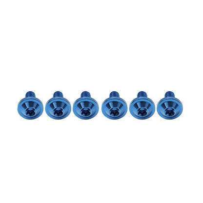6 x Blue Titanium M6x30mm Torx Head Bolts for Bike Motorcycle