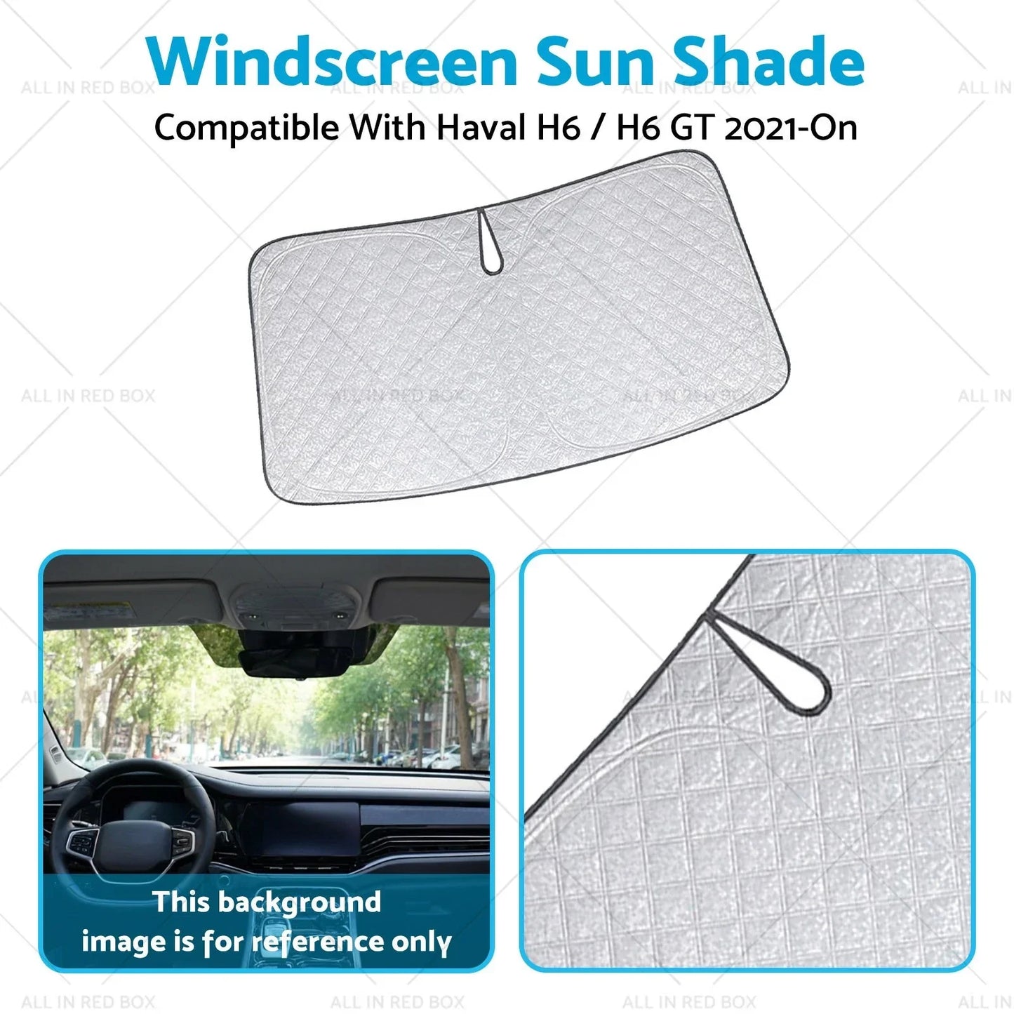 Windscreen Sun Shade UV Protection for Haval H6/H6 GT (2021-On)