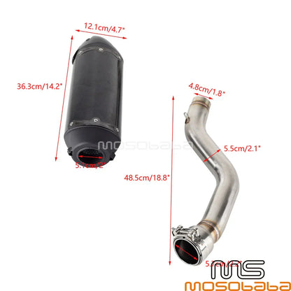Carbon Fiber Exhaust System for Harley Pan America 1250 (2021-2023)