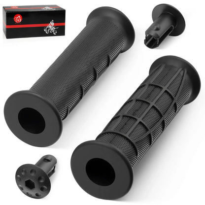 2 x Handlebar Grips & End Guards for Honda Rubicon 500 520 (2015–2021)