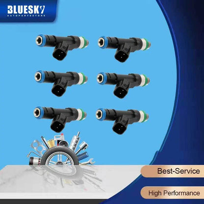 6 x Fuel Injectors for Jeep Cherokee KJ EKG 3.7L (2004-2008)