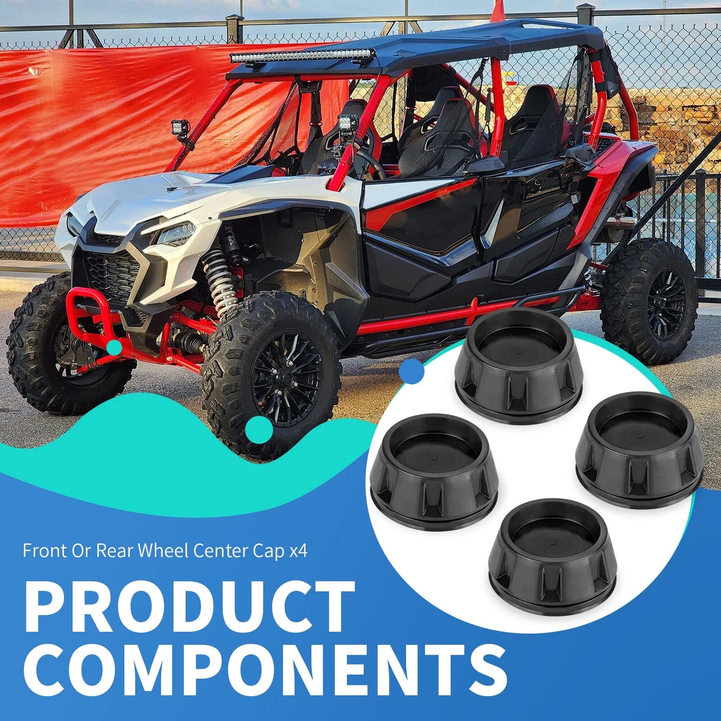 Wheel Caps 4pc for Honda Talon 1000 (2001–2023)