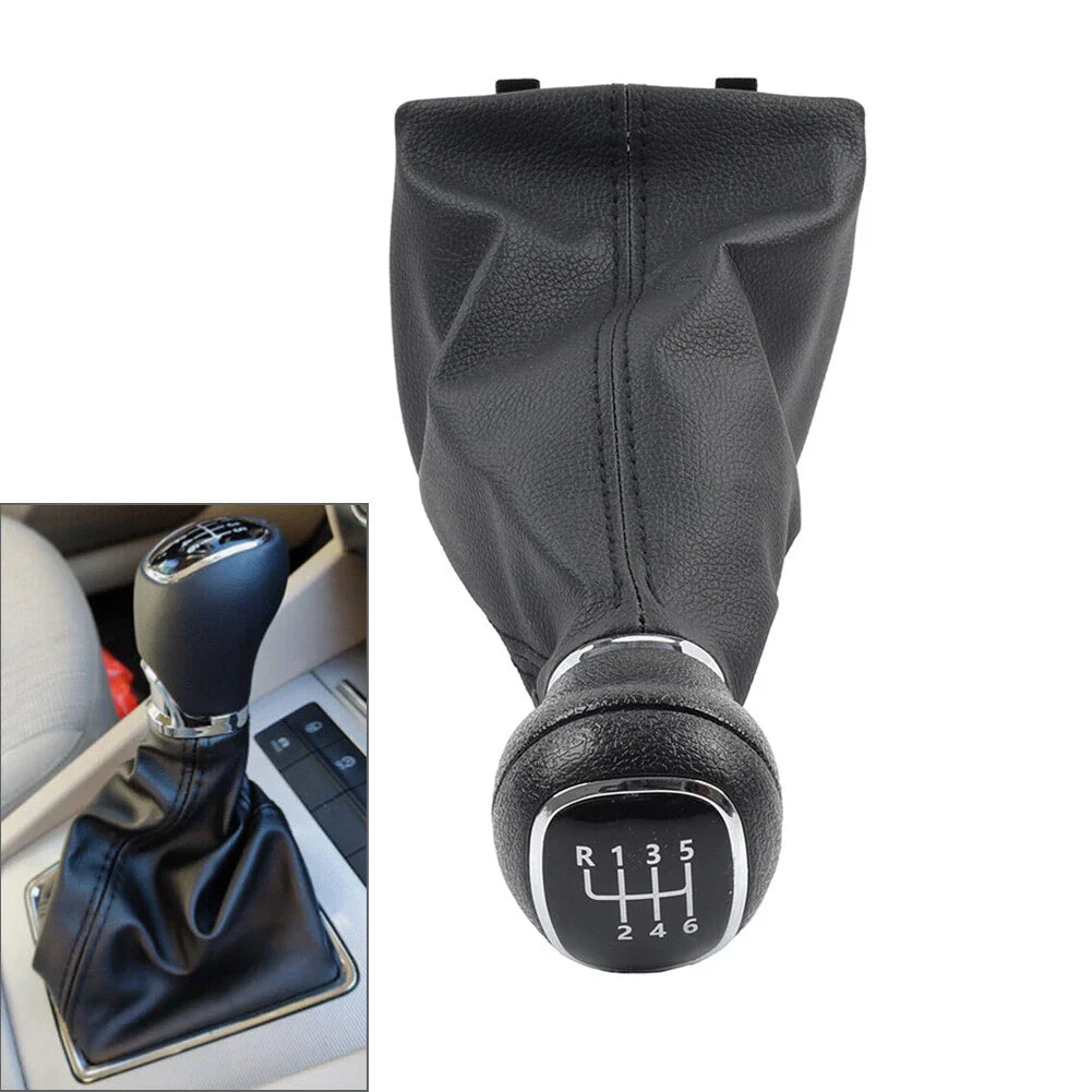 6-Speed Manual Gear Shift Knob & Boot Case for Skoda Octavia (2004-2012)