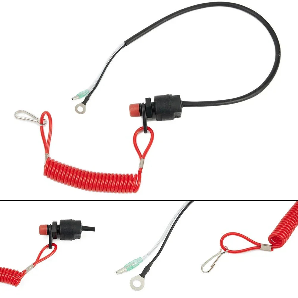 Boat Kill Switch Lanyard Clip Engine Cord for Racing Safety Accessories