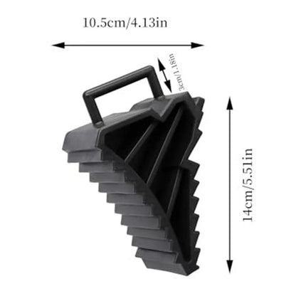 2 x Heavy Duty Non Slip Wheel Chocks for Trailers and Caravans for Vehicles