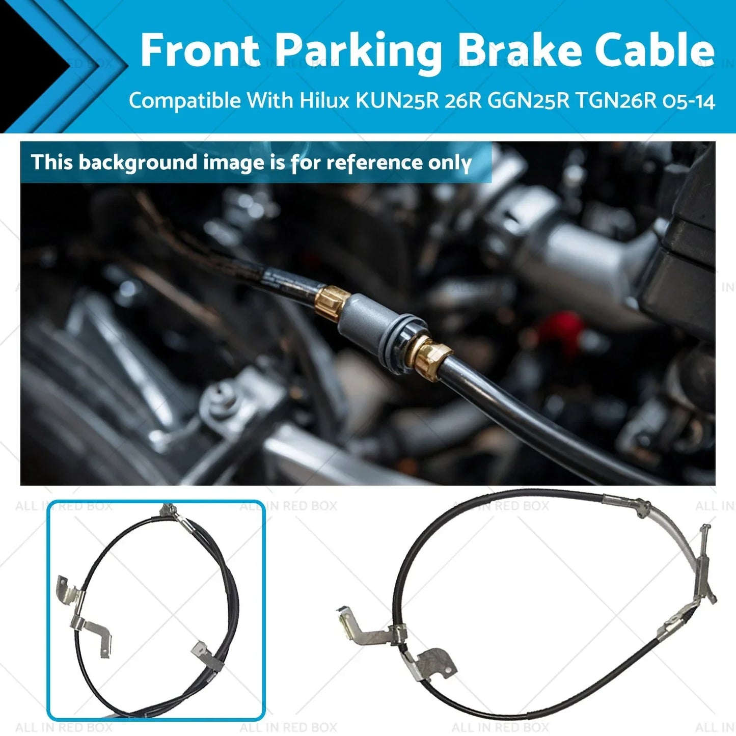 Hand Brake Cable Front for Toyota Hilux GGN25R KUN25R KUN26R TGN26R (05-14)