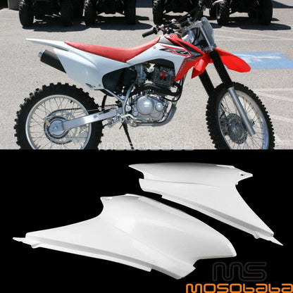 White Rear Fender Side Cover Panels  for Honda CRF230F CRF150F (2003-2023)