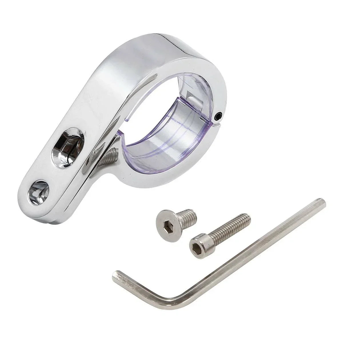 1 1/4" Chrome Universal Handlebar Mounts for Harley