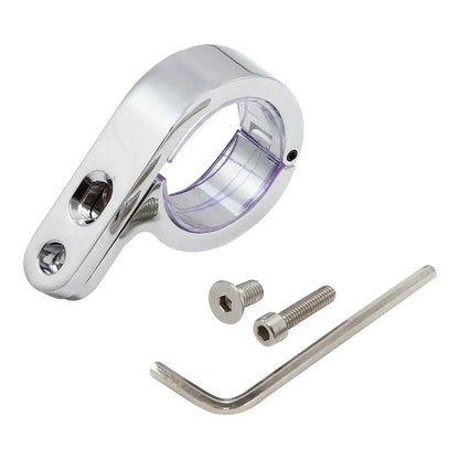 1 1/4" Chrome Universal Handlebar Mounts for Harley