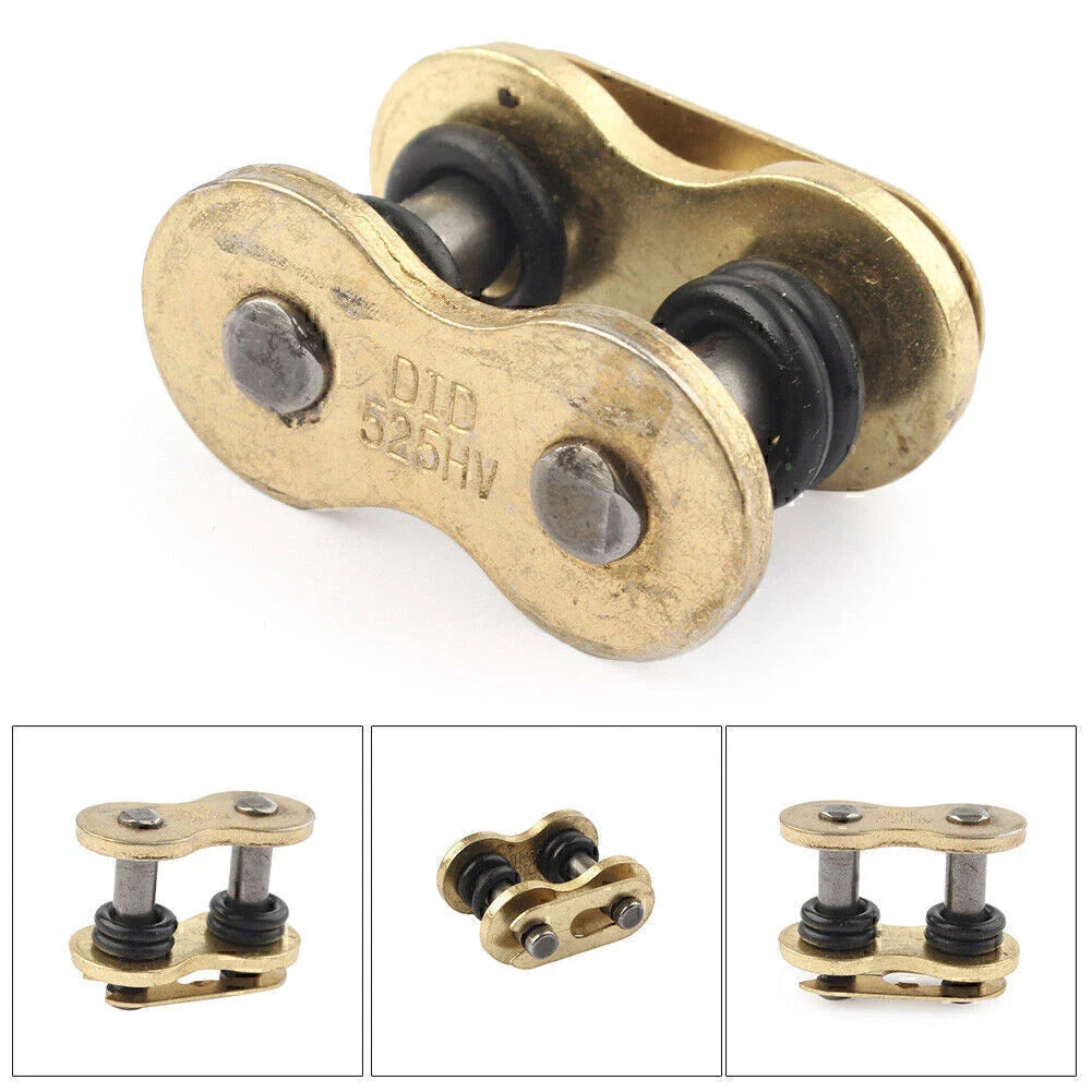 1x DID 525HV Master Chain Connector Link O-rings Gold for Honda