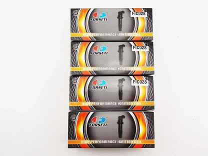 4 x FORSETI Ignition Stick Coil Spark Plug Caps for YAMAHA V-MAX 1700 (09-17)