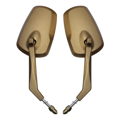 Gold Rear-View Mirrors for Harley Touring Electra Road King Glide (1982-2024)