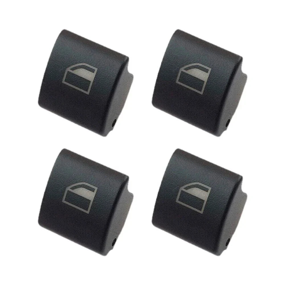 4 x Car Window Switch Button Caps for BMW E46 323i 325i 330i M3 328i (1998-2006)