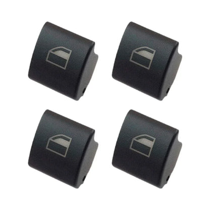 4 x Car Window Switch Button Caps for BMW E46 323i 325i 330i M3 328i (1998-2006)