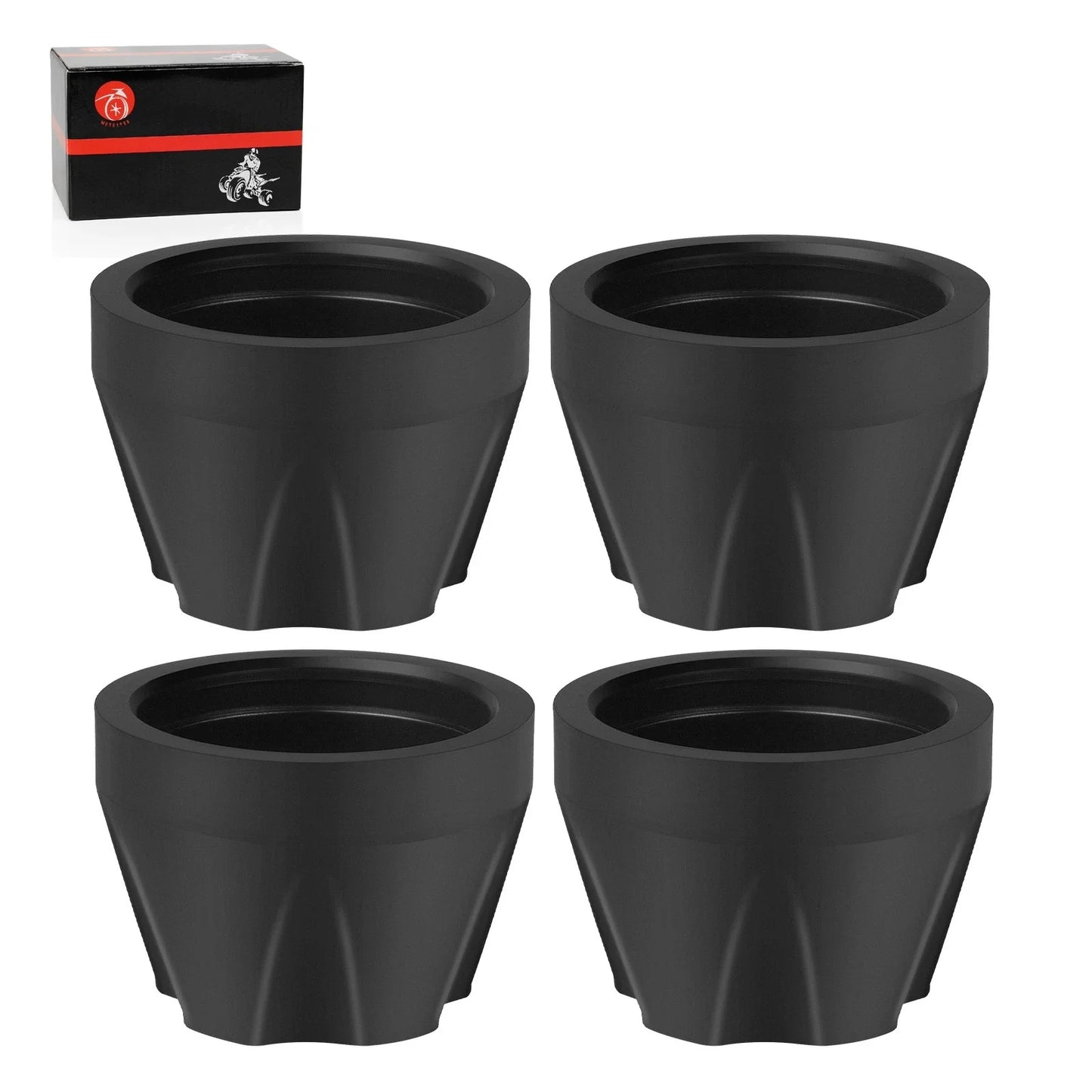 4x Wheel Hub Caps for Yamaha Timberwolf 250 (1995–1999)