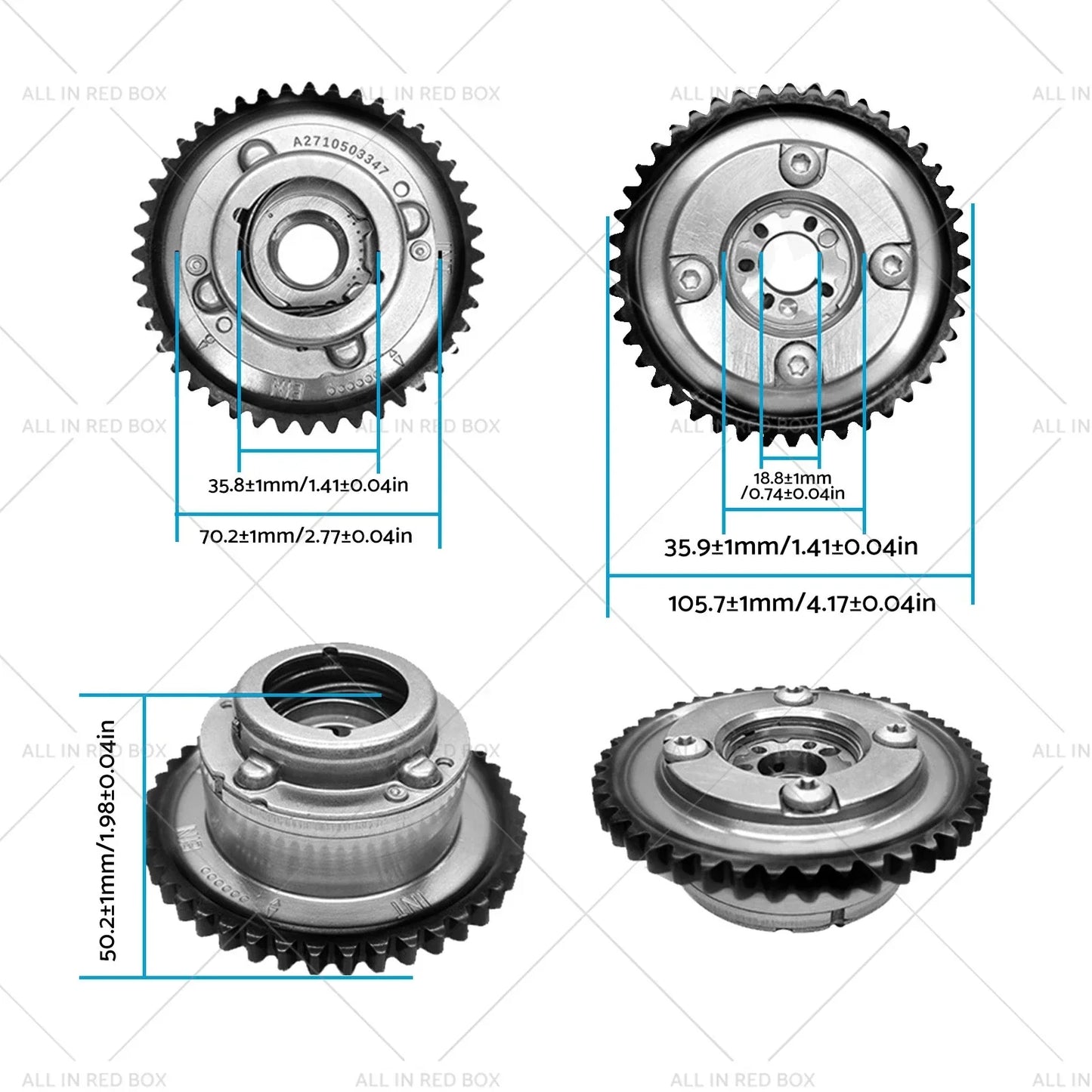 Camshaft Adjuster Actuator Gear for Mercedes-Benz W204 W209 SLK250 (2008-2016)