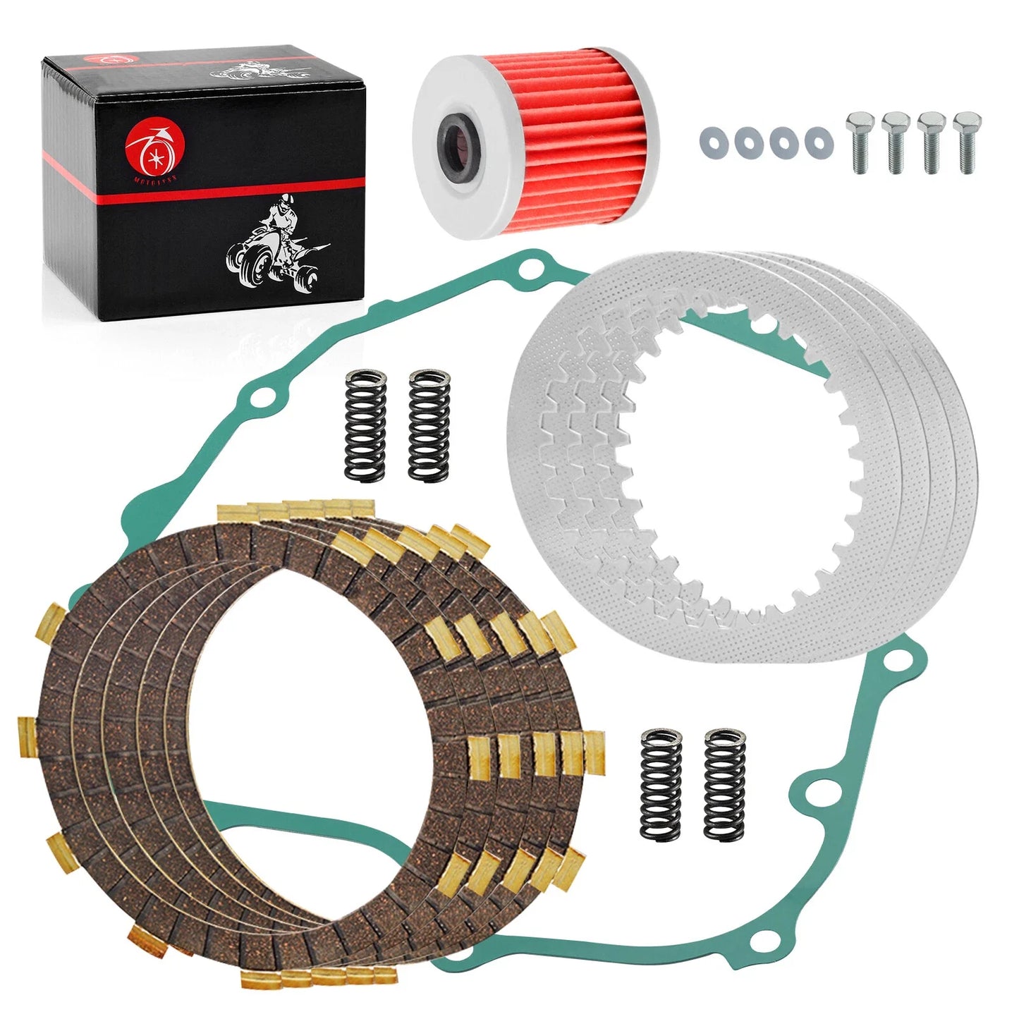Clutch Friction Plates And Gasket Kit for Kawasaki Ninja 250R (1986–2007)