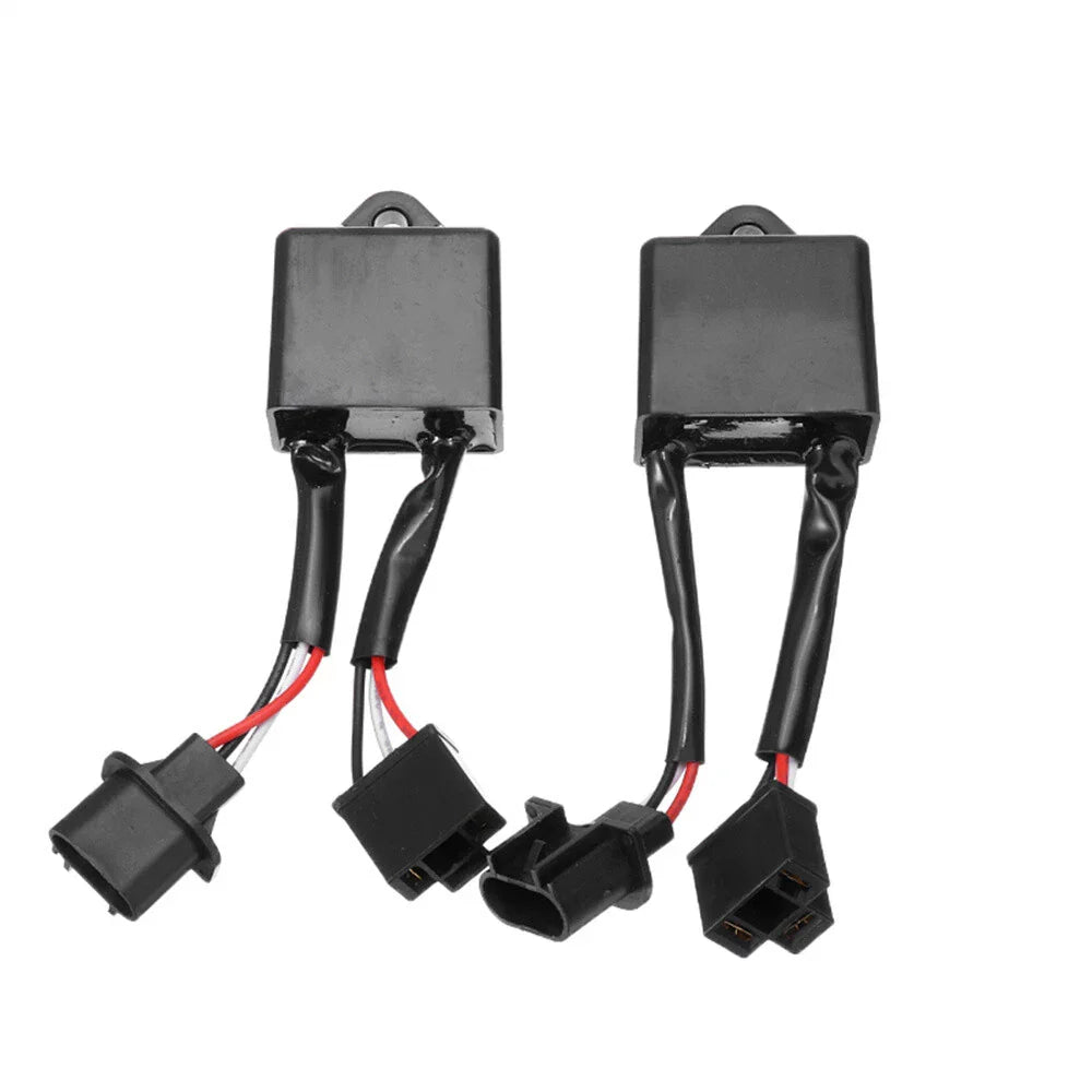 H4 to H13 Anti Flicker Decoders for Jeep Wrangler JK 7" LED Headlights