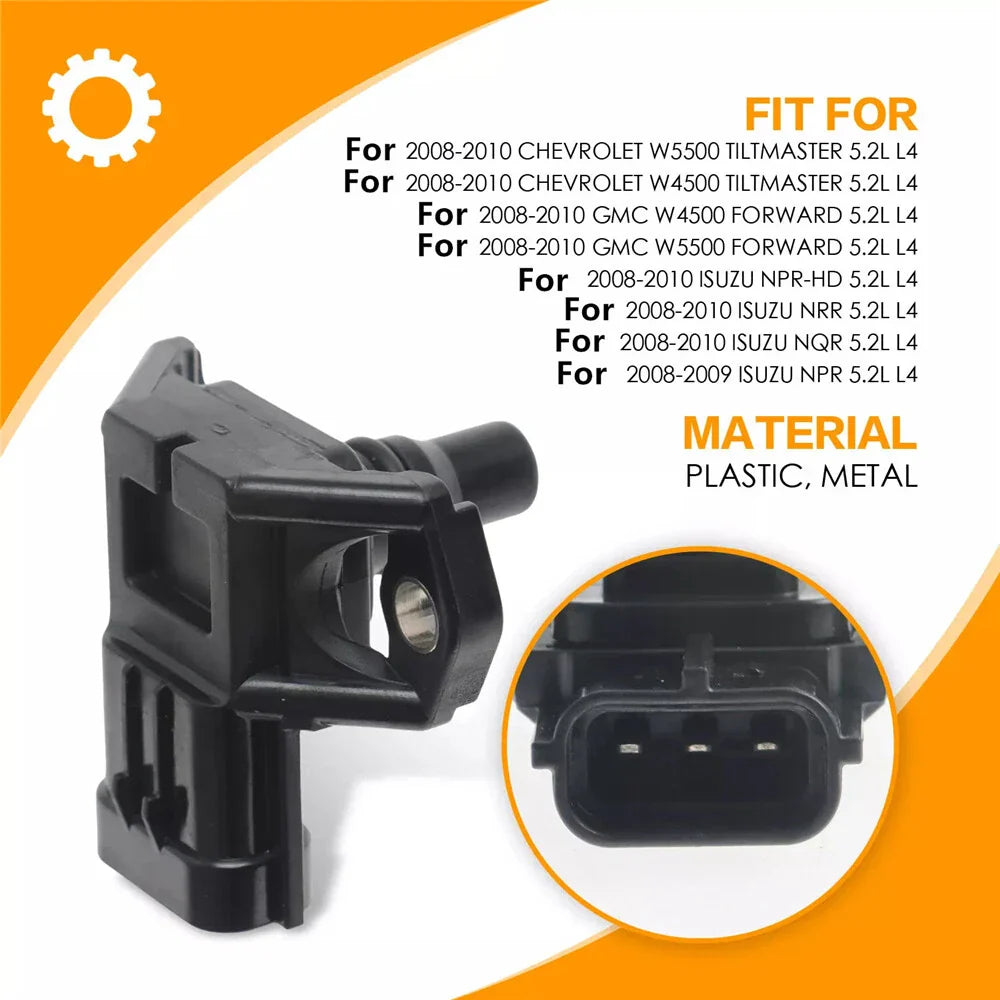 MAP Sensor for Isuzu NRR NQR NPR-HD GMC W4500 W5500 (2004-2023)