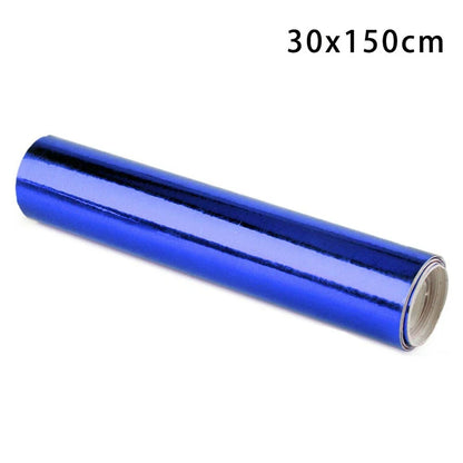 Mirror Vinyl Wrap Film Roll / 150x30cm / for Dark Blue Car