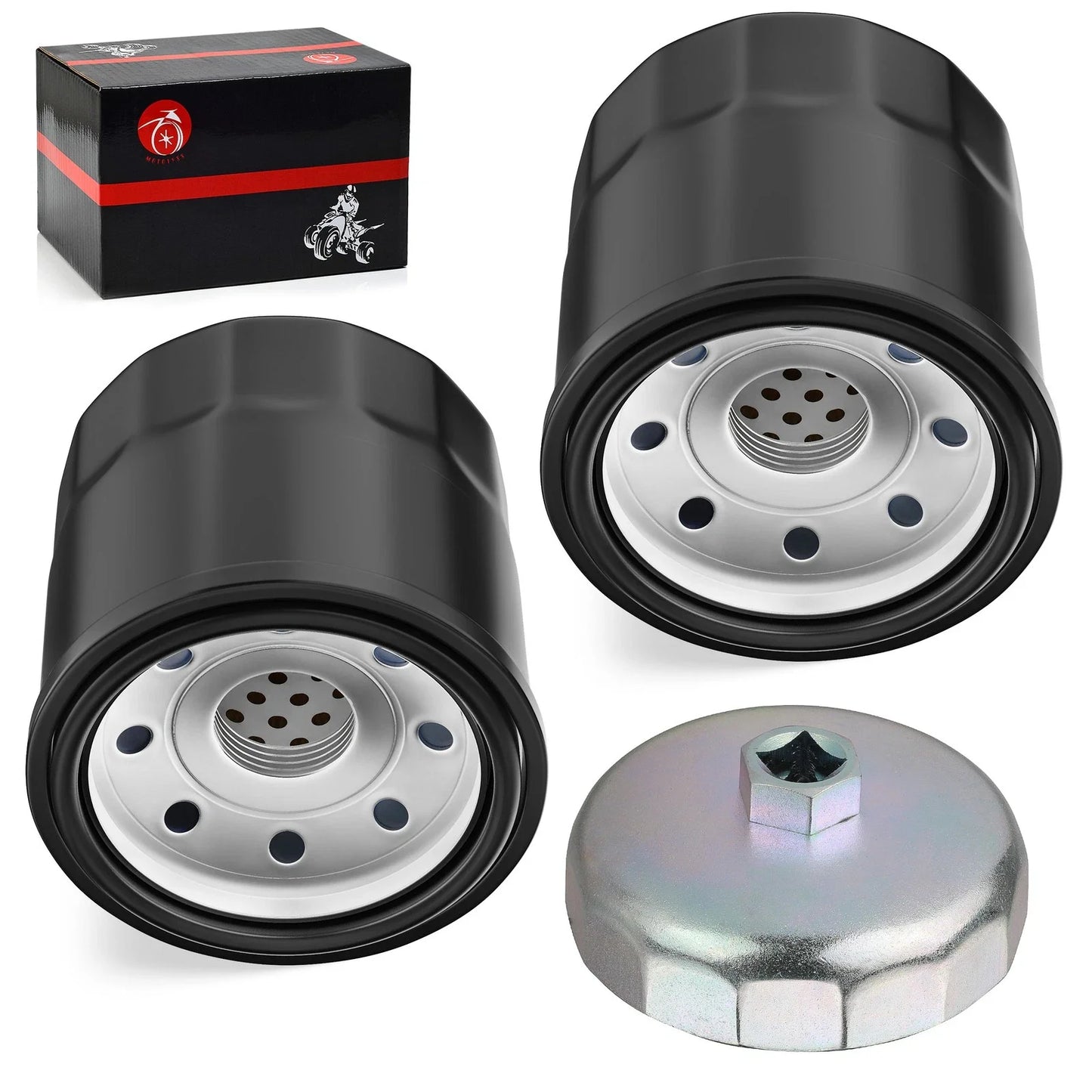 2 x Oil Filter & Tool for Yamaha (2000–2023)