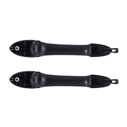 4pc Front/Rear Left & Right Outer Door Handles Blk Hyundai Sonata (2010–2014)