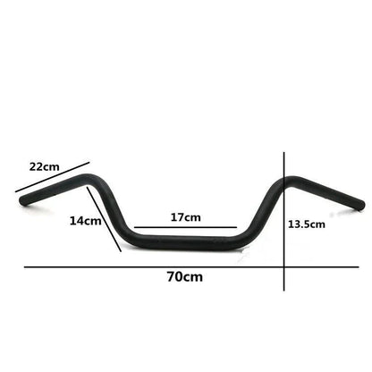 7/8'' 22mm Drag Handlebar Bar Black for Honda Yamaha Suzuki