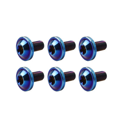 6pcs M6x20mm Titanium Torx Head Bolts for Bike Motorcycle