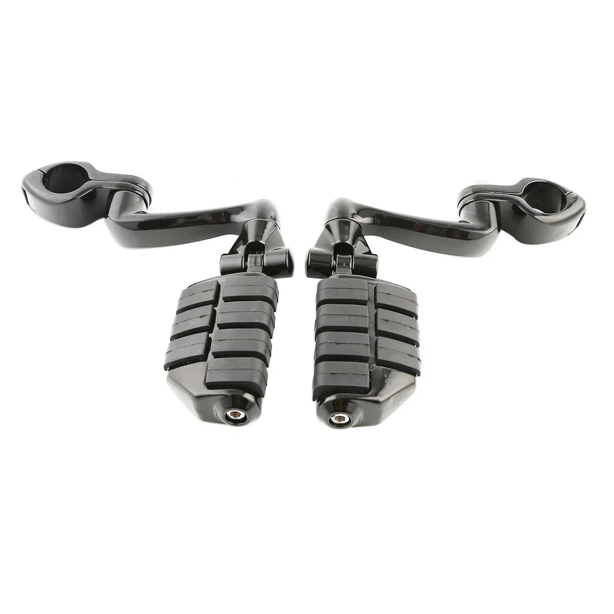 1 1/4" Engine Guard Adjustable Male Mount Highway Footpegs for Harley