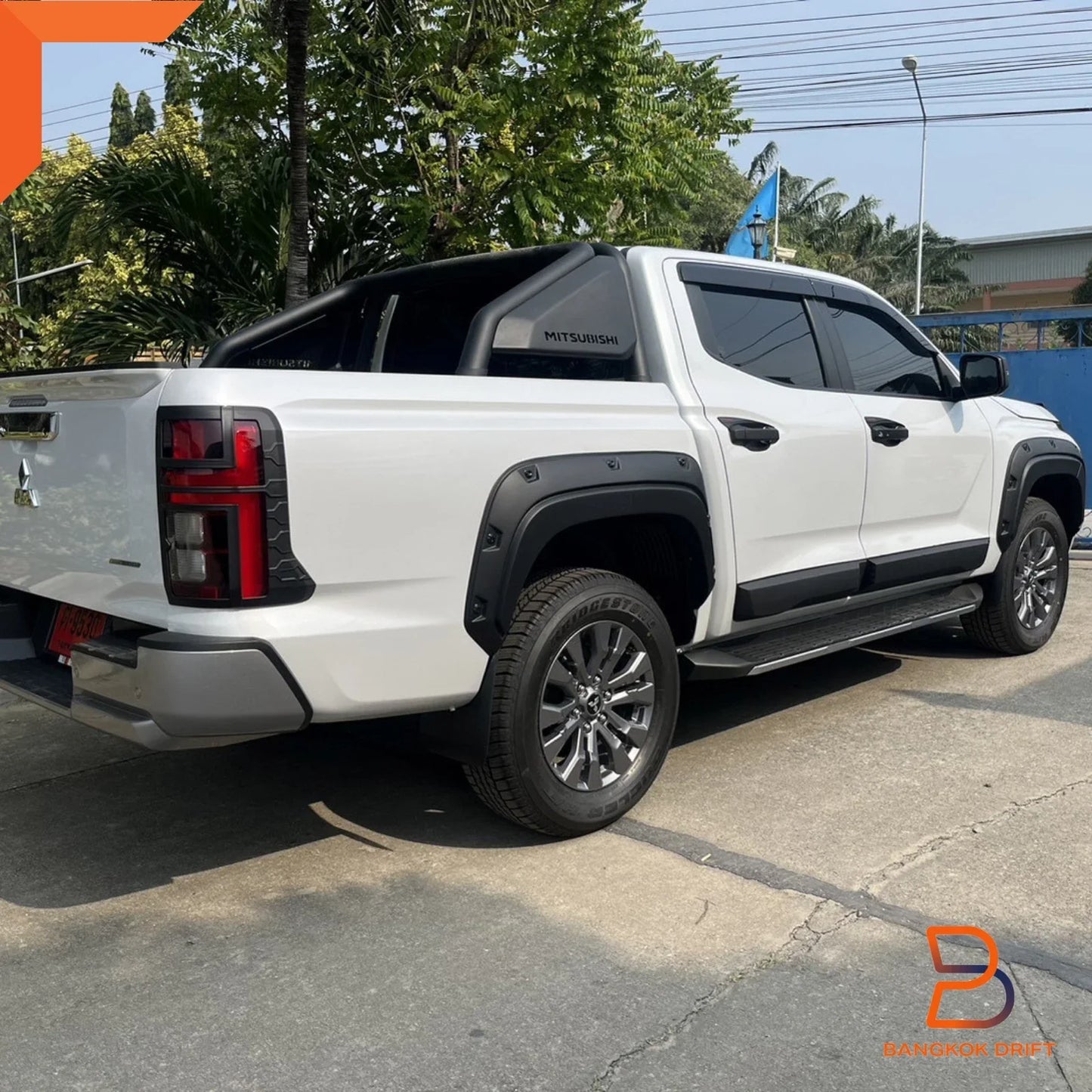 7" Matte Black Fender Flare Arch for Mitsubishi Triton Ute MV (2024-2025)