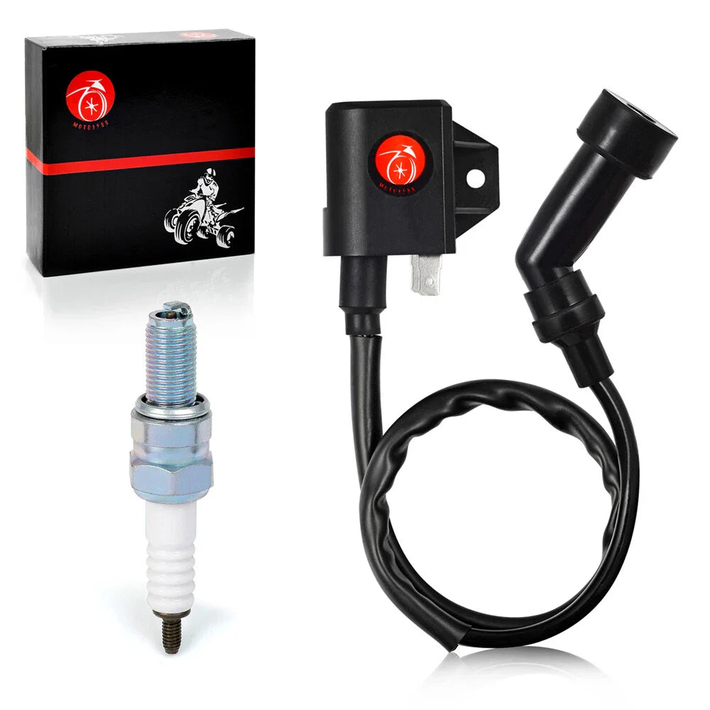 Ignition Coil & Spark Plug for Arctic Cat 400 4X4 (2003-2007)