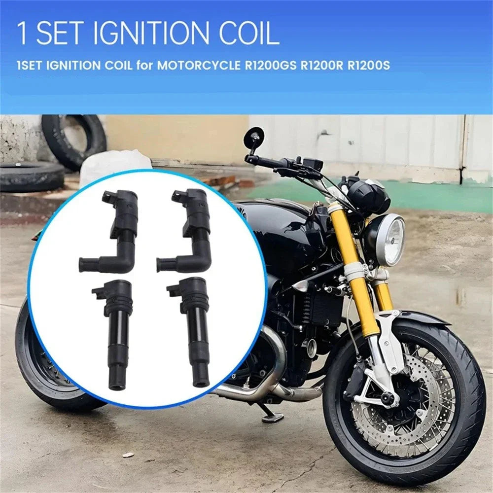 4 x Ignition Coils for BMW R1100S R1150R Rockster R Nine 1000T R900RT