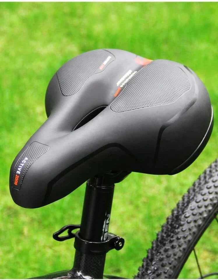 Wide Big Ergonomic Bicycle Seat for Cruiser Bike